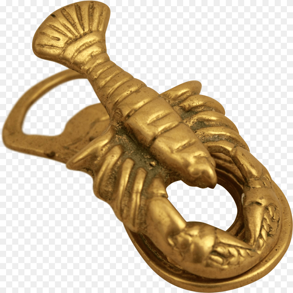 Clip Art Library Library Brass Lobster Bottle Opener Crocodile, Bronze, Electronics, Hardware, Smoke Pipe Png Image