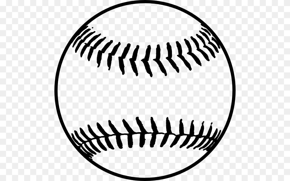 Clip Art Library Stock Collection Of Softball Images Softball Clipart Black And White, Baseball, Sport, Stencil, Plate Free Png
