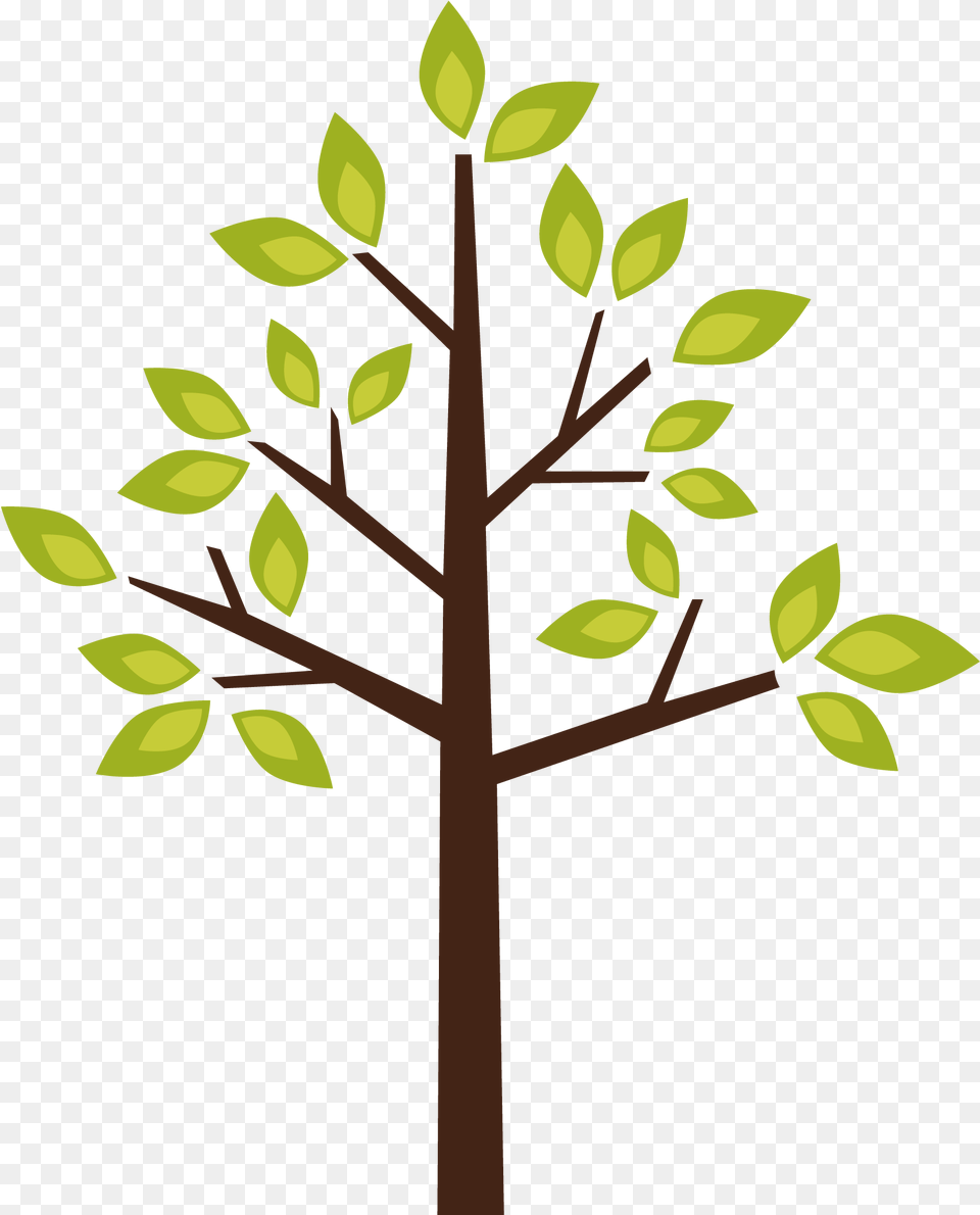 Clip Art Library Tree Tree Clip Art, Green, Leaf, Plant, Cross Free Transparent Png