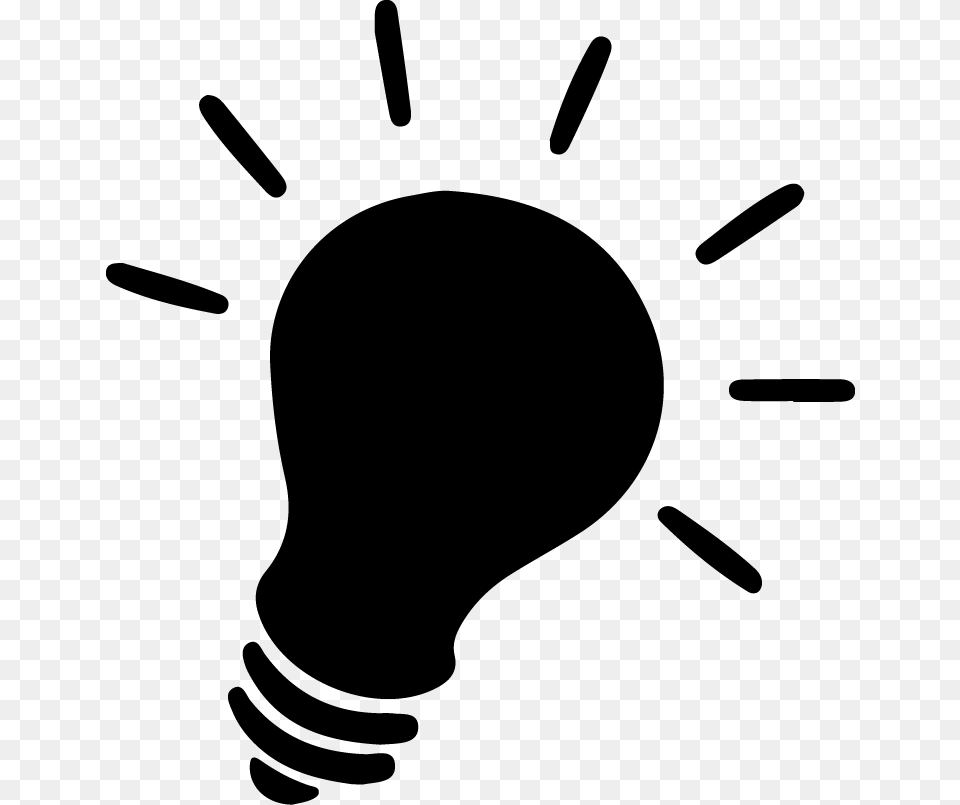 Clip Art Light Bulb Idea, Cross, Symbol, Silhouette, Lighting Free Png Download