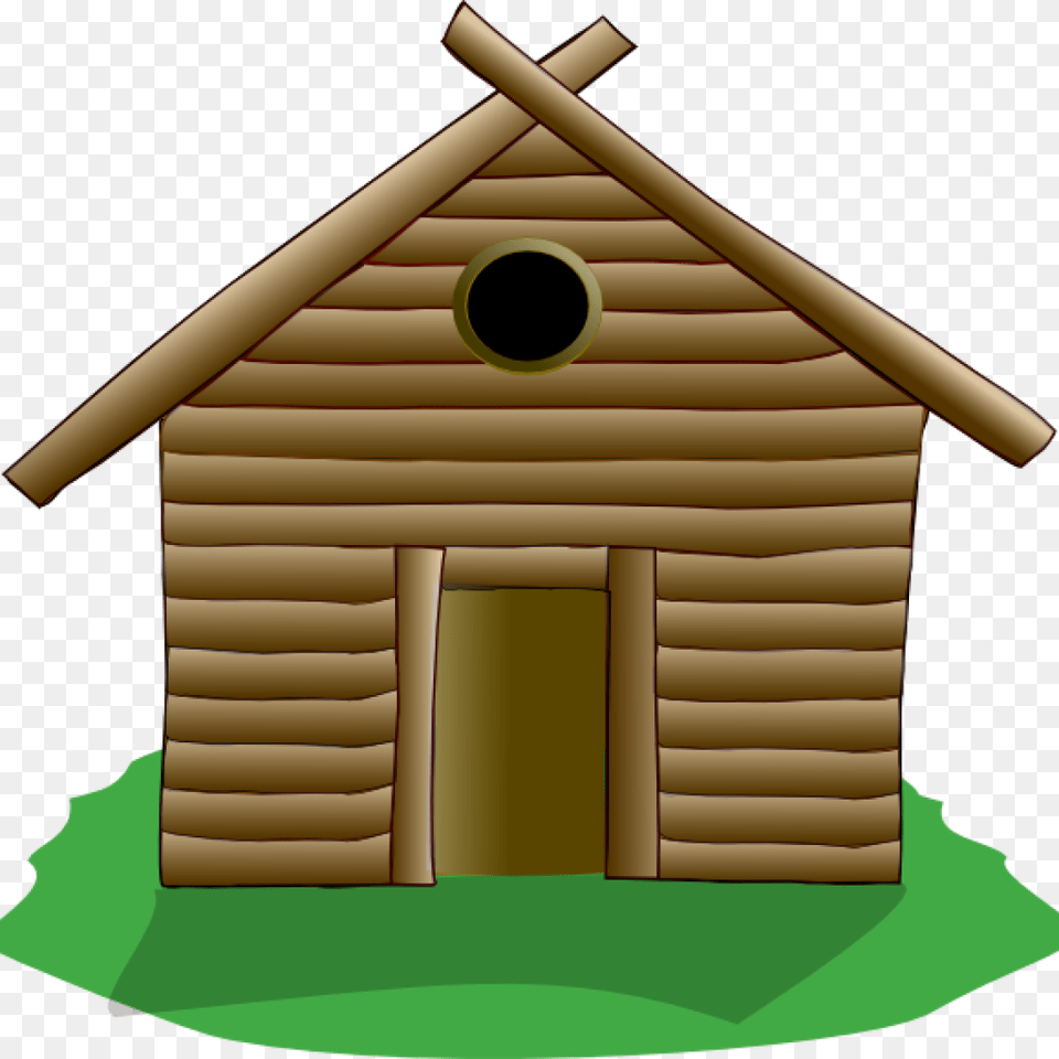 Clip Art Log Cabin Free Clipart Download, Architecture, Outdoors, Nature, Hut Png Image