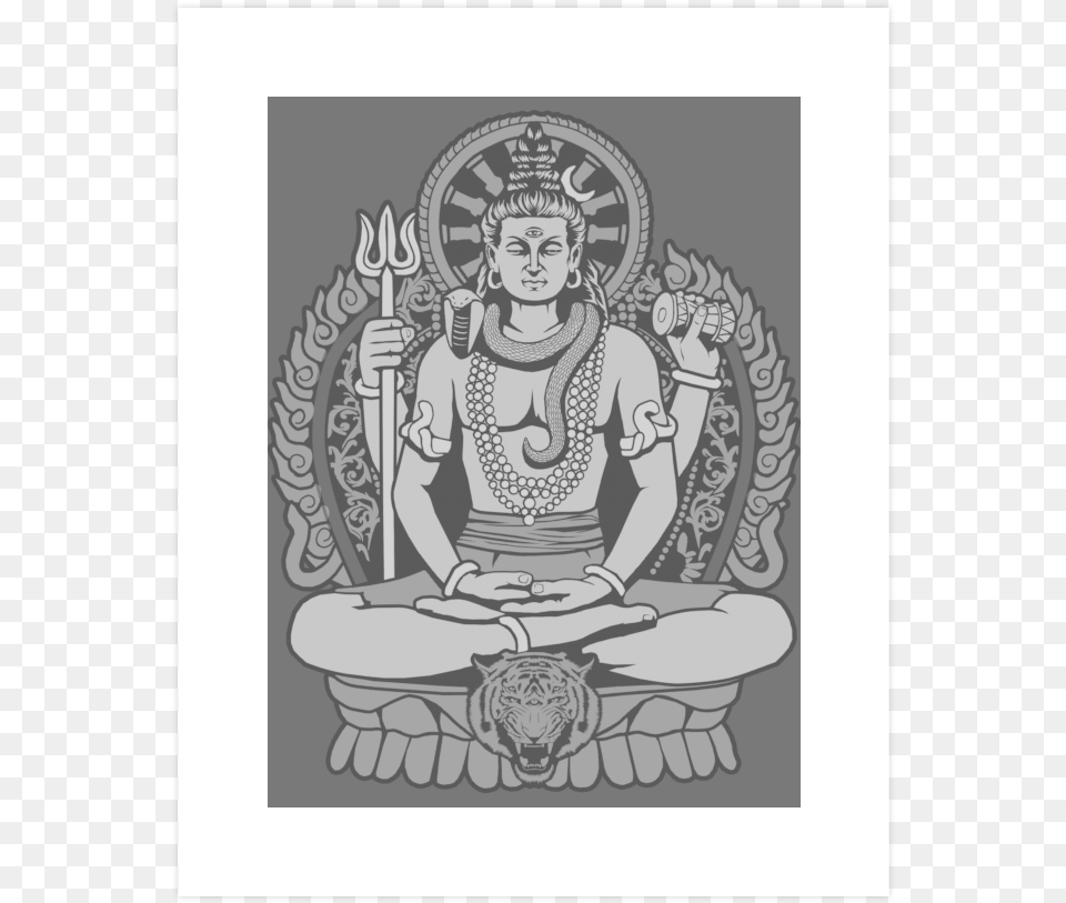 Clip Art Lord Art Print Stuff Lord Shiva Shirt, Person, Face, Head, Drawing Free Transparent Png