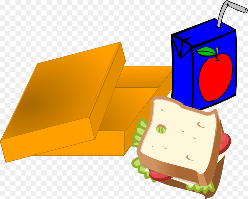 Clip Art Lunch Box, Meal, Food, Bread, Cardboard Free Transparent Png