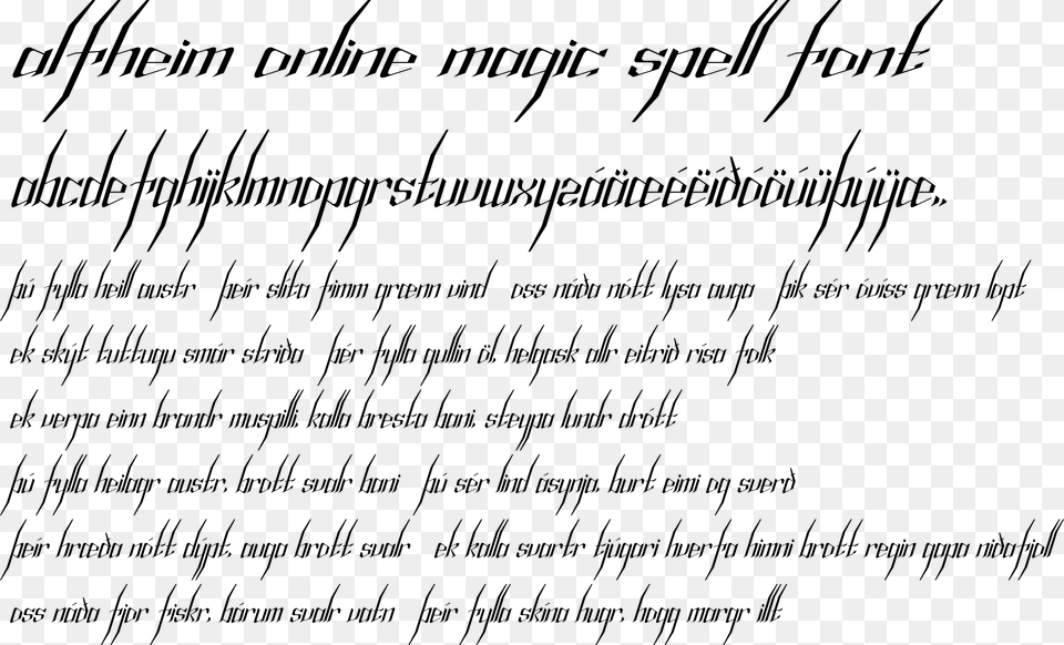 Clip Art Magic Fonts Alo Magic Spells, Gray Free Transparent Png