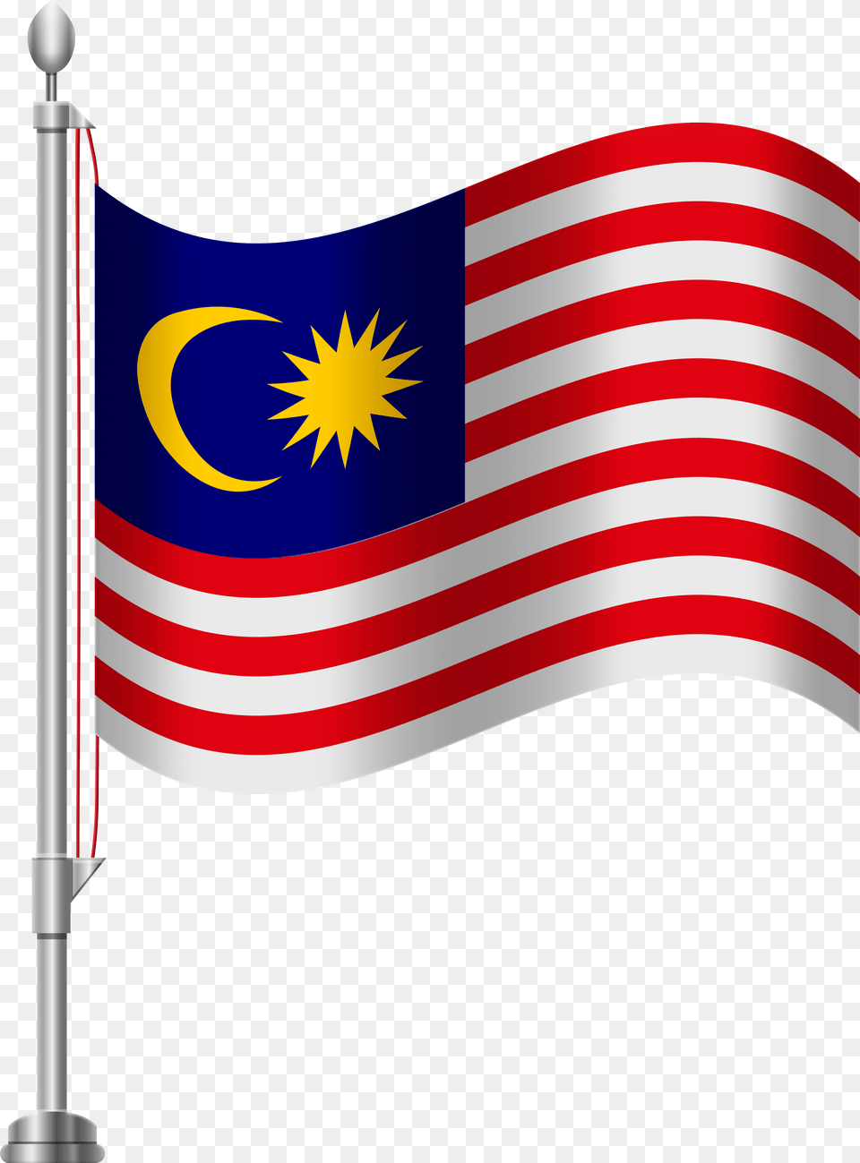 Clip Art Malaysia Flag Background, Malaysia Flag Free Transparent Png