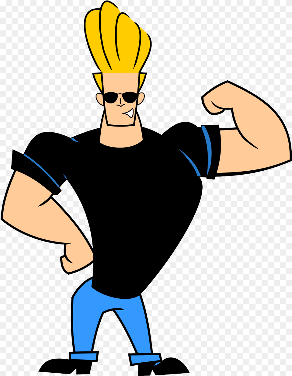 Clip Art Male Cartoon Pictures Johnny Bravo, Adult, Man, Person, Accessories Free Png Download