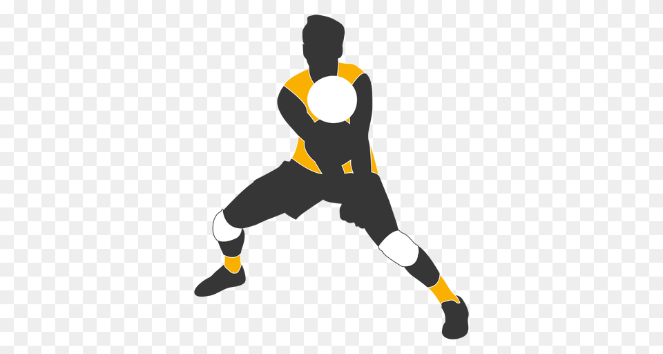 Clip Art Male Female Volleyball Player Pack Silhouette, People, Person, Baseball, Sport Free Png
