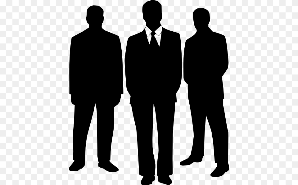 Clip Art Man In Suit, Clothing, Formal Wear, Silhouette, Male Png Image