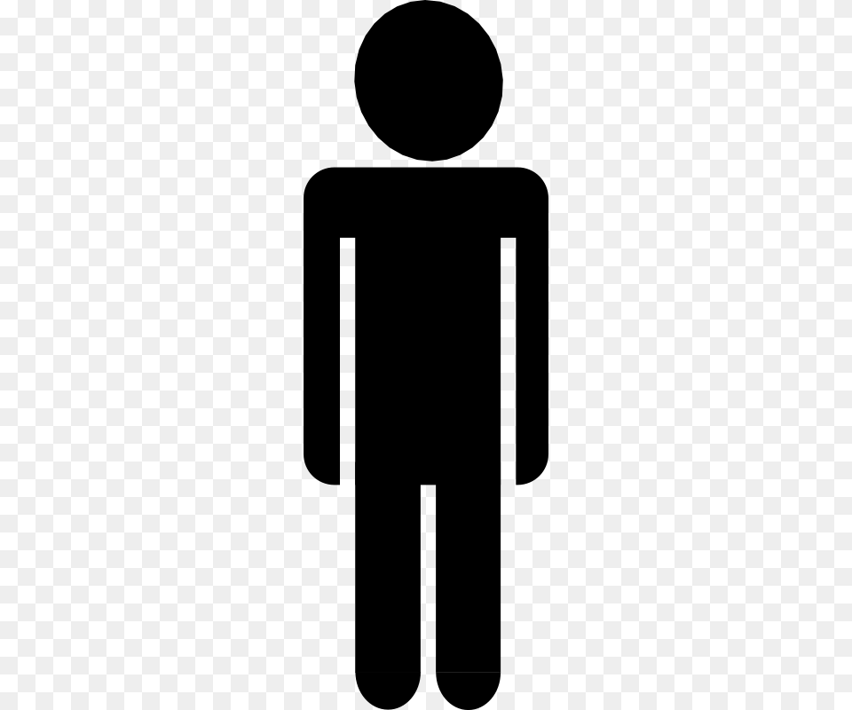 Clip Art Man Silhouette, Gray Free Transparent Png