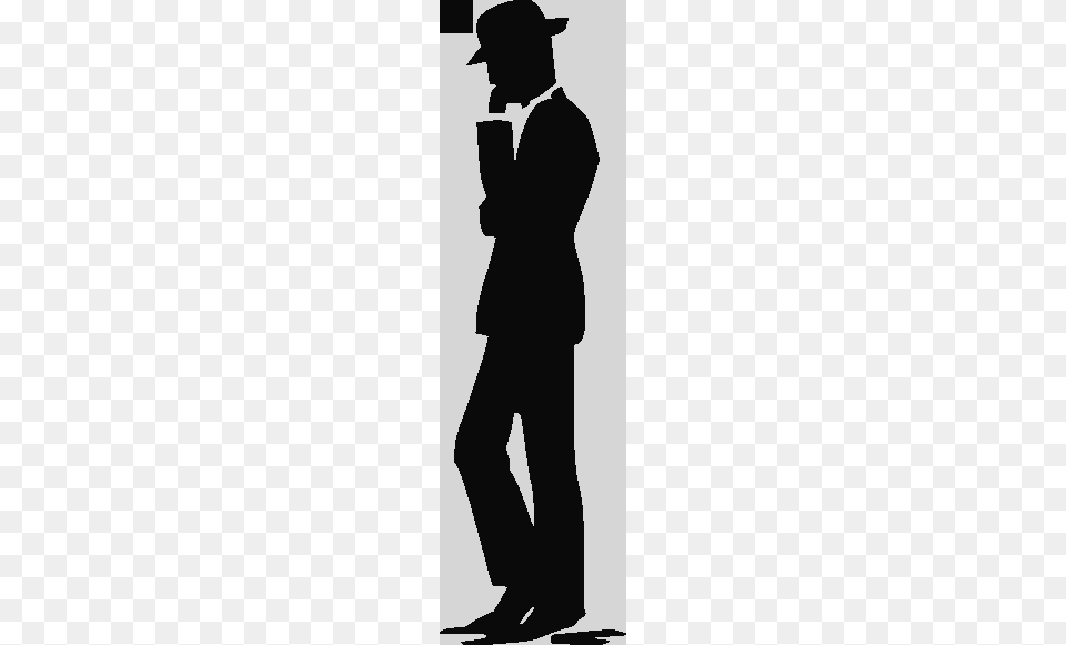 Clip Art Man Walking Talking On Cell Phone Silhouette Clip Art, Formal Wear, Adult, Clothing, Male Png
