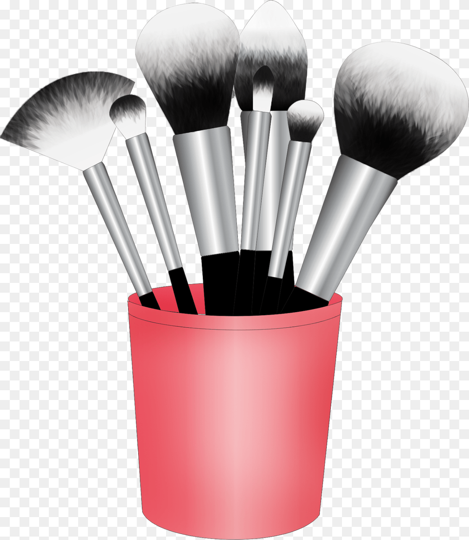 Clip Art Maquiagem Em Pinceis De Maquiagem, Brush, Device, Tool Png