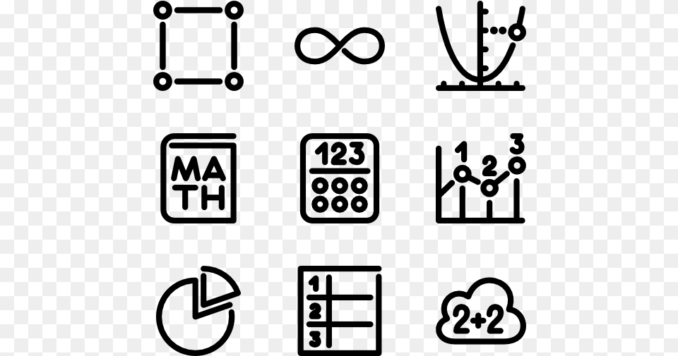 Clip Art Math Math Icon, Gray Free Png Download