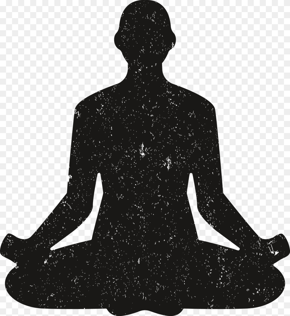 Clip Art Meditating Silhouette, Adult, Person, Man, Male Free Png