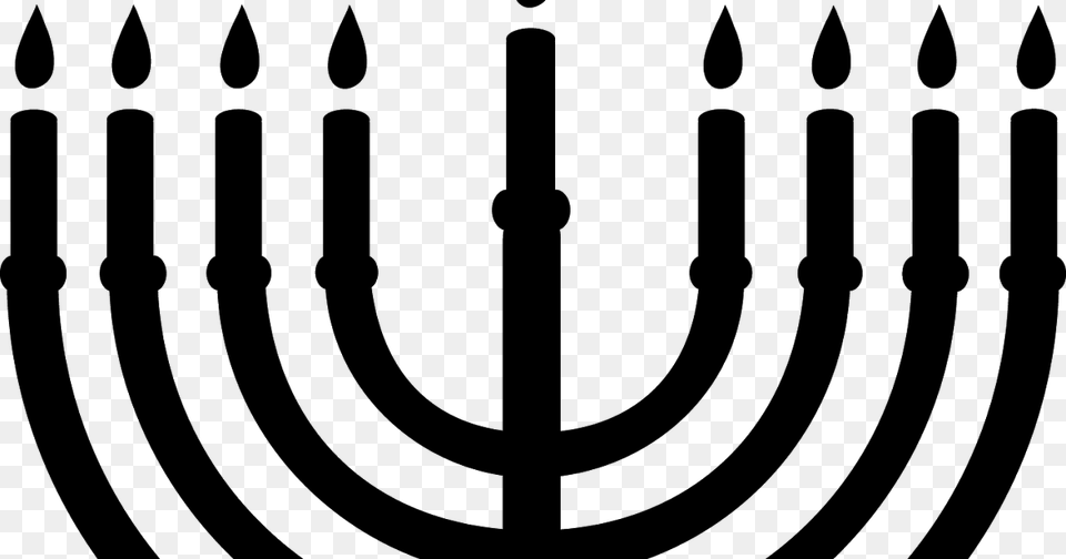 Clip Art Menorah Menorah Clip Art, Gray Free Png