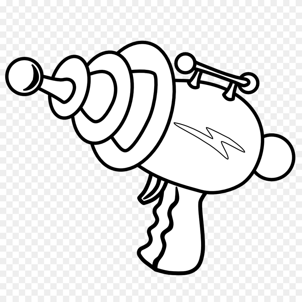 Clip Art Minimalistic Ray Gun Logo Black White, Dynamite, Weapon Png Image