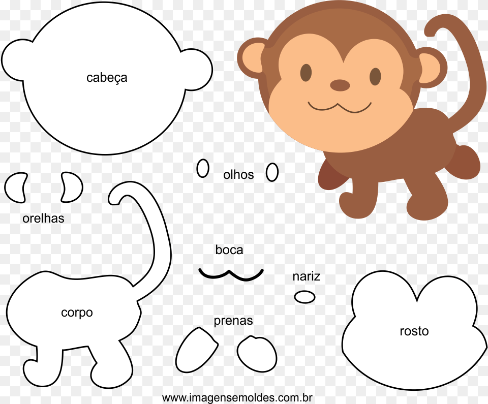 Clip Art Mo De Macaco Smiley Monkey, Animal, Bear, Mammal, Wildlife Png