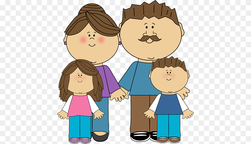 Clip Art Mom Dad And Baby Clip Art, Person, Book, Comics, Publication Png