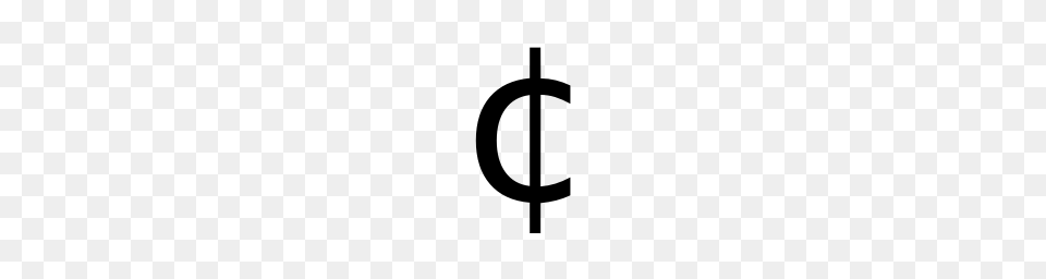 Clip Art Money Cent Sign, Gray Free Png Download