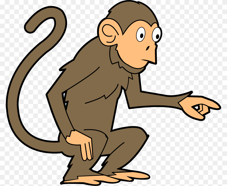 Clip Art Monkeys, Person, Sitting, Furniture, Face Free Png Download