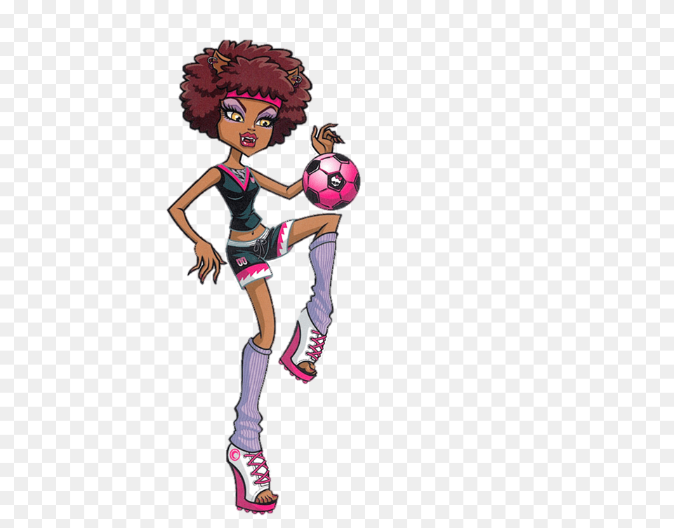 Clip Art Monster High Clawdeen Wolf School Clubs, Book, Comics, Publication, Ball Png Image