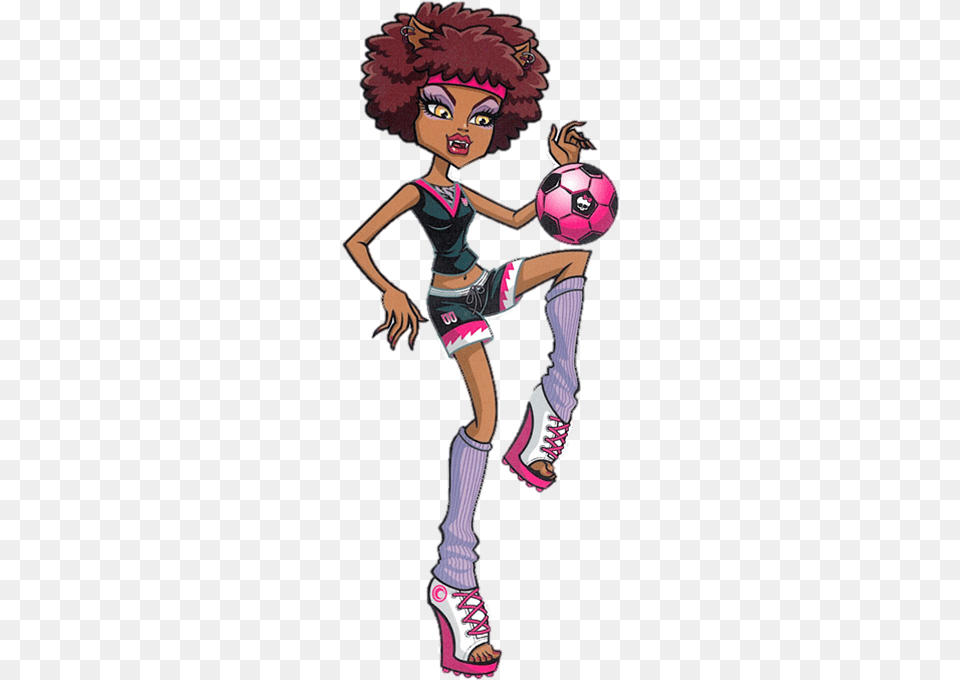 Clip Art Monster High Clawdeen Wolf School Clubs Monster High Clawdeen Wolf Style, Book, Comics, Publication, Ball Png Image