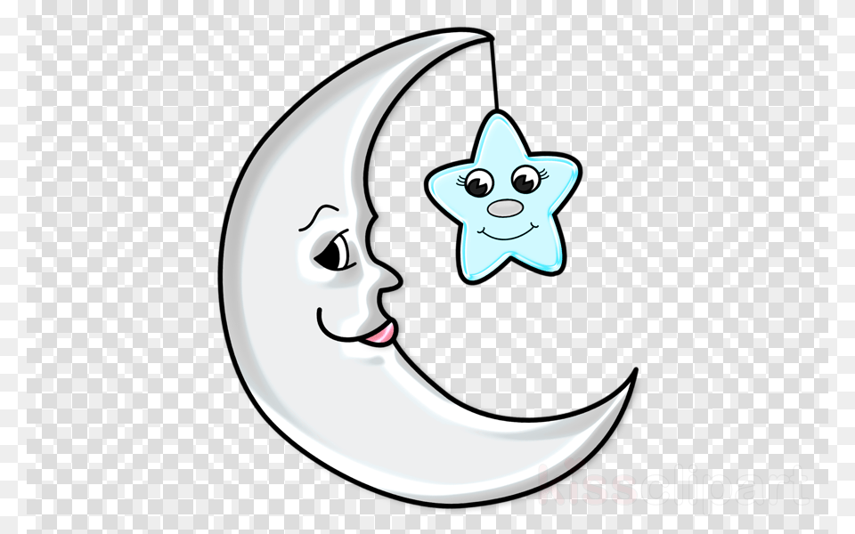 Clip Art Moon And Stars Clipart Moon Clip Art Wolf Logo No Background, Astronomy, Nature, Night, Outdoors Png