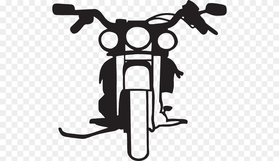 Clip Art Motorcycle Front View Front View Motorcycle Decal, Transportation, Vehicle, Device, Grass Png