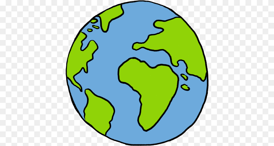 Clip Art Mundo Terra Dos Animados Transparent Background Cartoon Globe, Astronomy, Outer Space, Planet, Earth Png