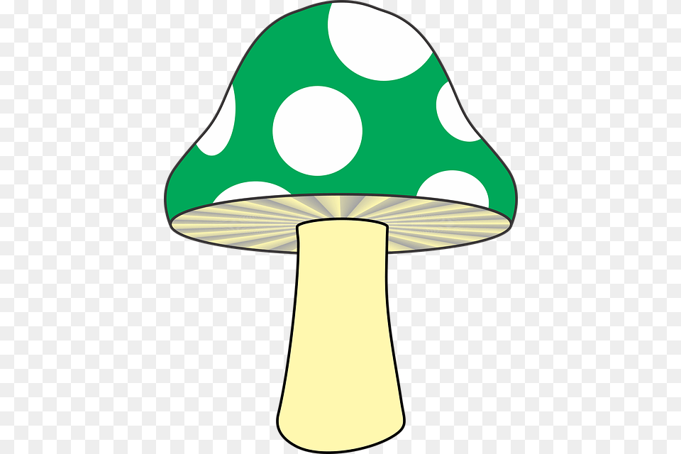 Clip Art Mushroom Green, Lamp, Lampshade, Fungus, Plant Free Transparent Png