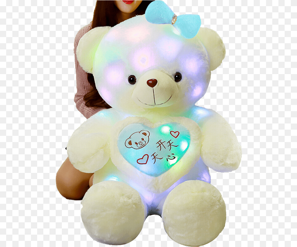 Clip Art Music Glowing M Plush, Teddy Bear, Toy, Face, Head Free Png Download