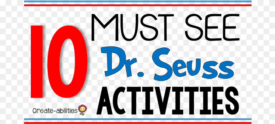 Clip Art Must See Activities Dr Seuss, Text Free Png