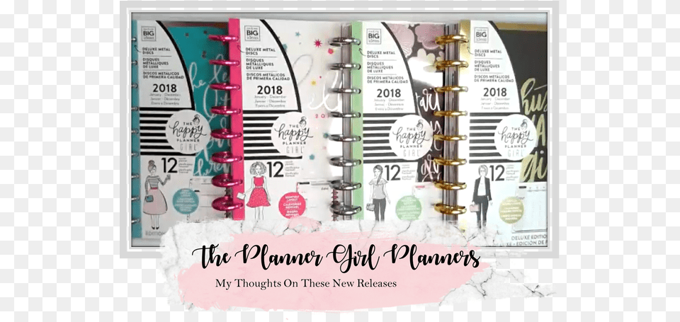 Clip Art My Thoughts On Mambi Happy Planner Metal Discs, Person, Head, Spiral, File Binder Free Transparent Png