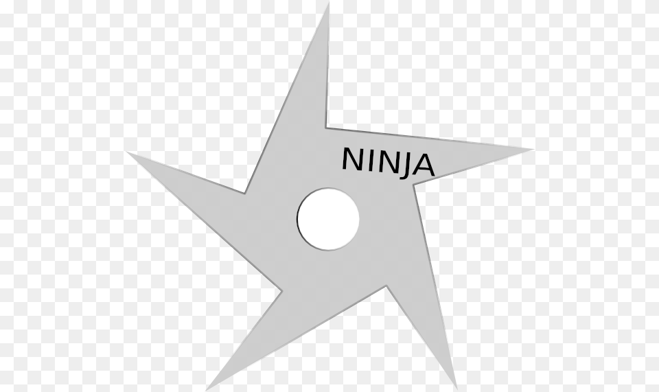 Clip Art Ninja Star Templates Image Ninja Star Template Pdf, Star Symbol, Symbol, Nature, Night Png