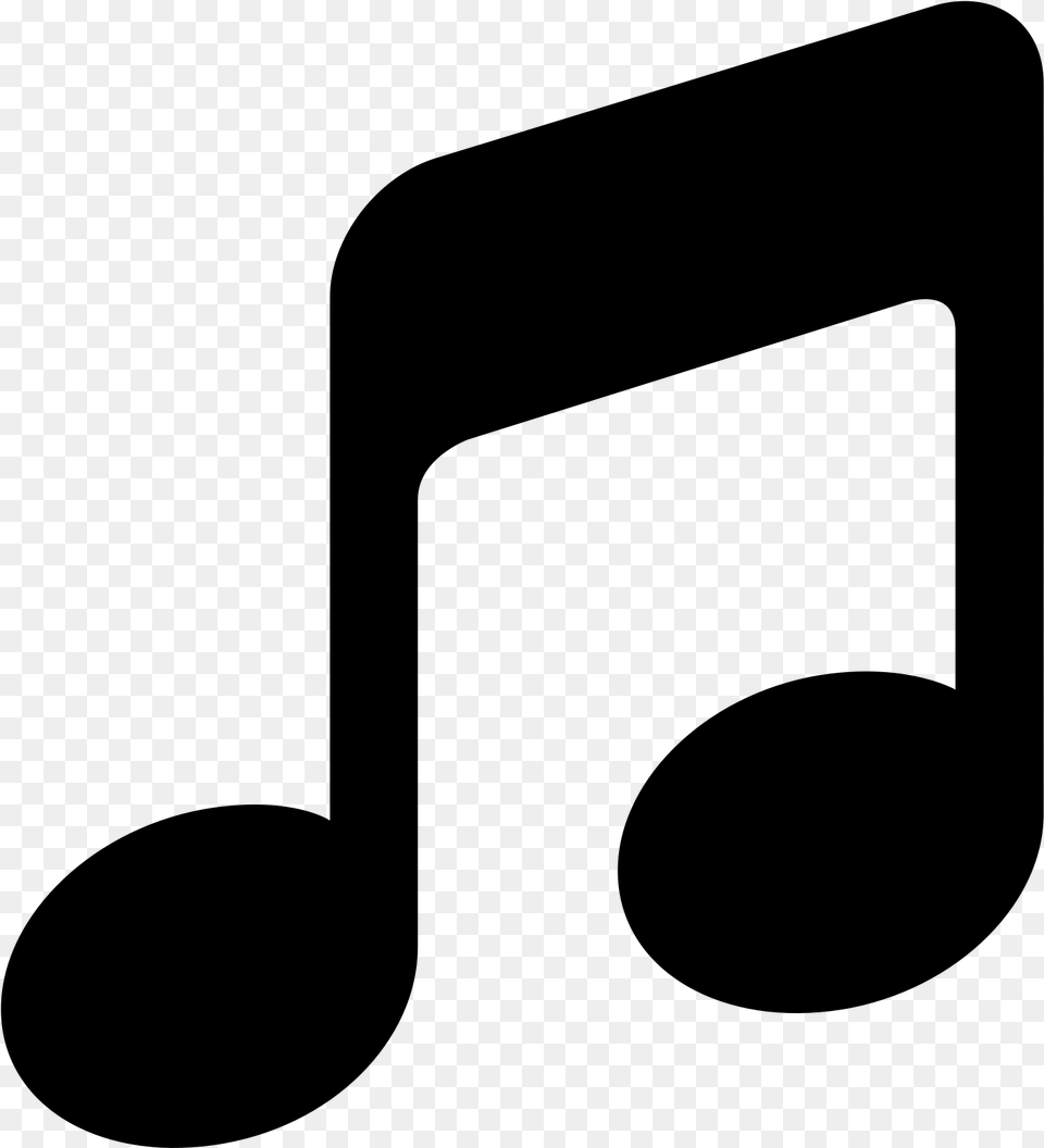 Clip Art Nota Musical Vetor Black Music Icon, Gray Png Image