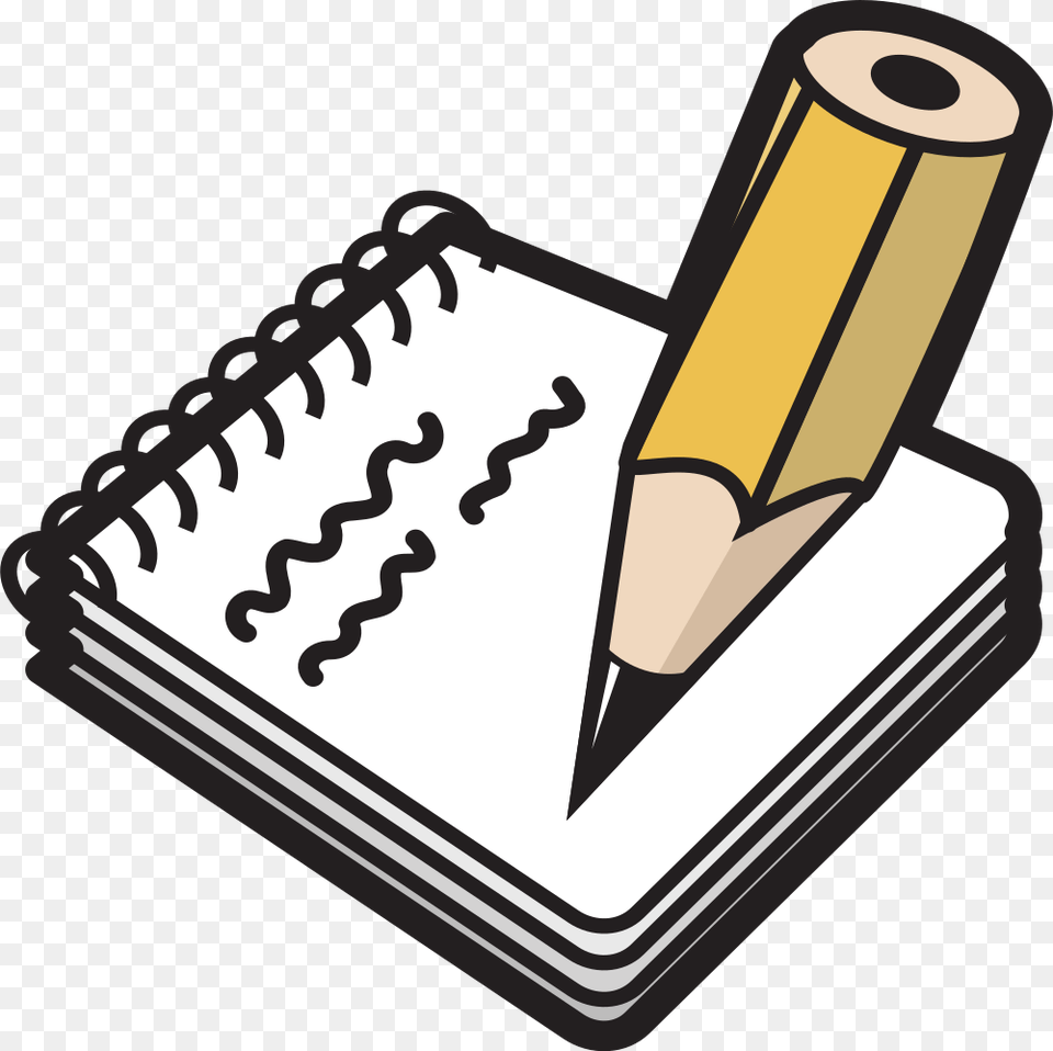 Clip Art Note Pad, Pencil, Text, Smoke Pipe Free Png