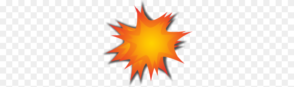 Clip Art Nuclear Bomb Explosion Clipart, Leaf, Plant, Fire, Flame Png Image