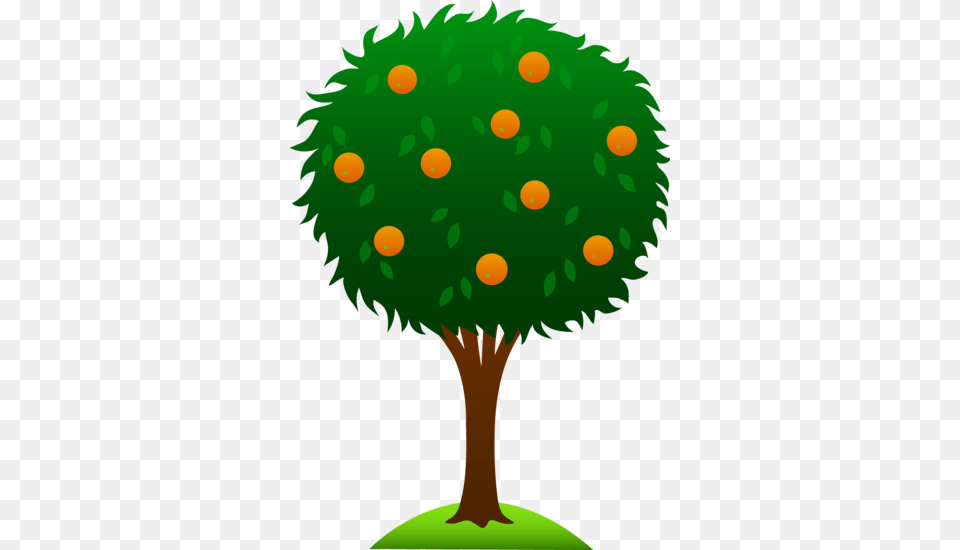 Clip Art Of A Cute Orange Tree Sweet Clip Art, Green, Sphere, Person, Plant Free Png Download
