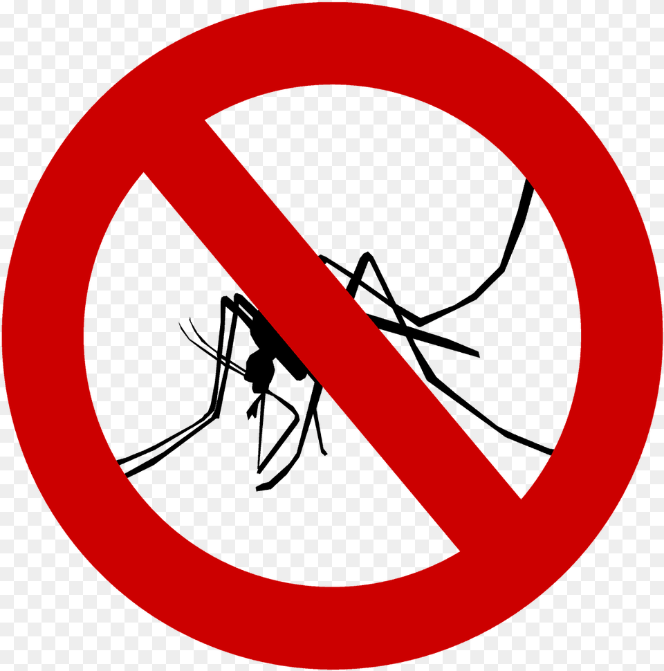 Clip Art Of A Mosquito No Peanuts Clipart, Sign, Symbol, Road Sign, Disk Free Png Download