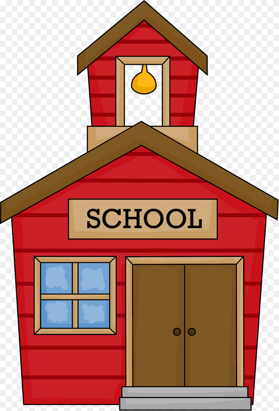 Clip Art Of A School, Outdoors, Architecture, Building, Shelter Png Image