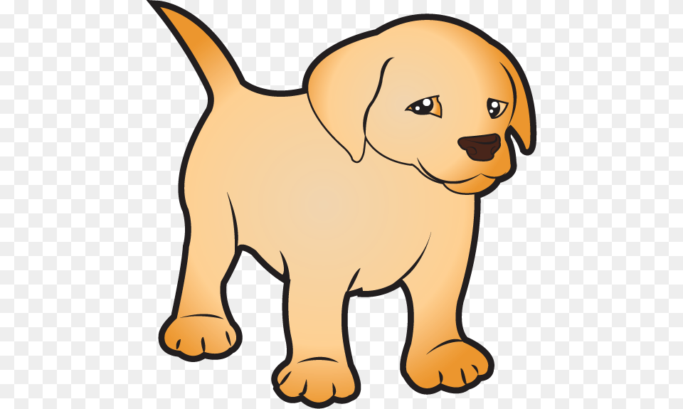 Clip Art Of Animals Puppy Labrador, Animal, Pet, Mammal, Dog Free Transparent Png