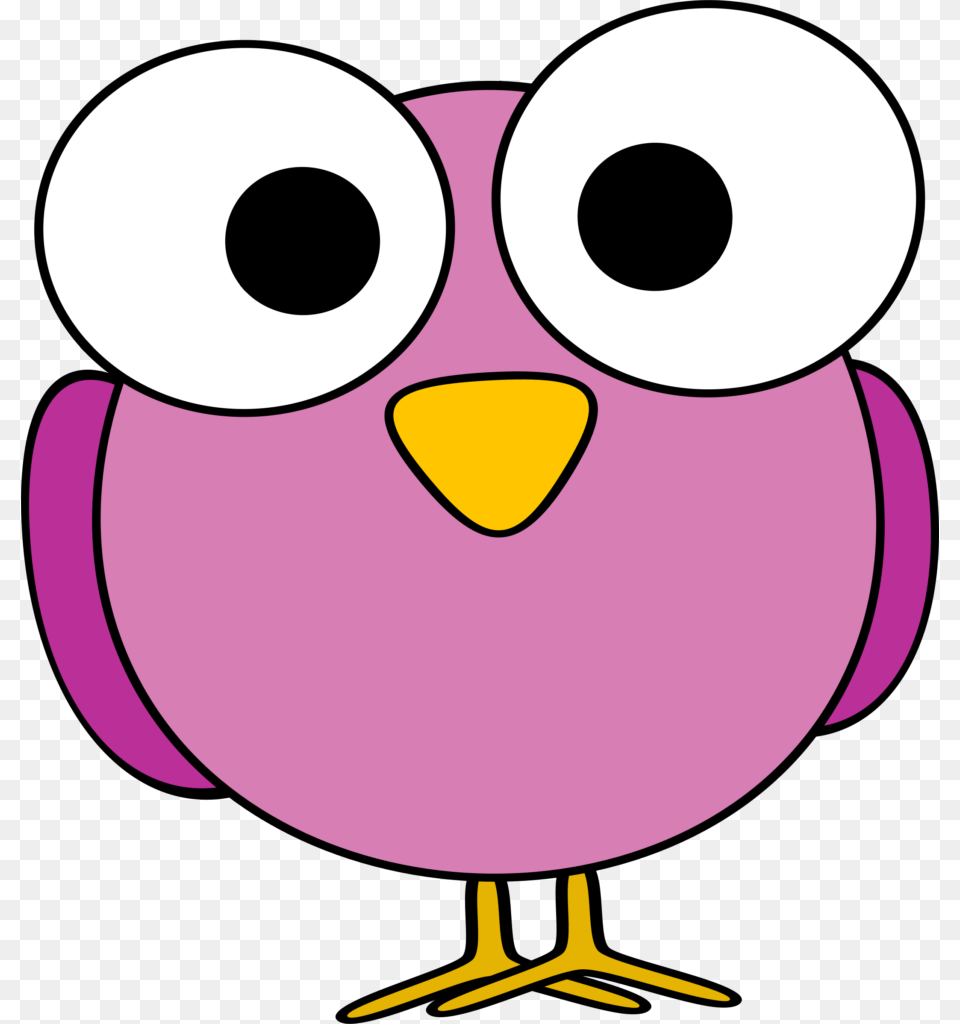 Clip Art Of Big Bird, Purple, Astronomy, Moon, Nature Free Png Download