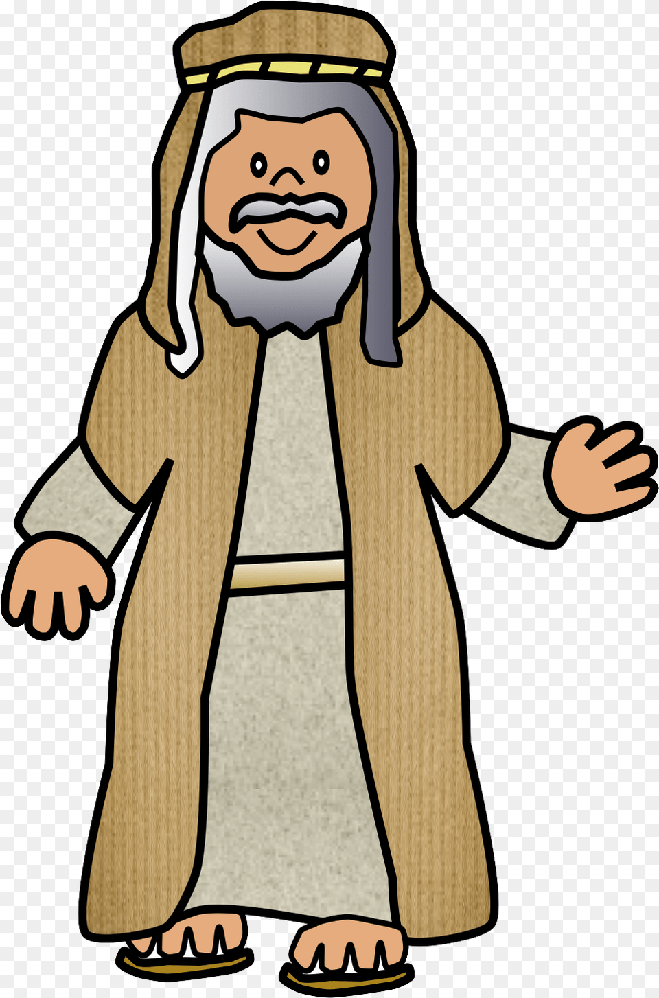 Clip Art Of Characters Cartoon Isaac From The Bible, People, Person, Fashion, Baby Free Transparent Png