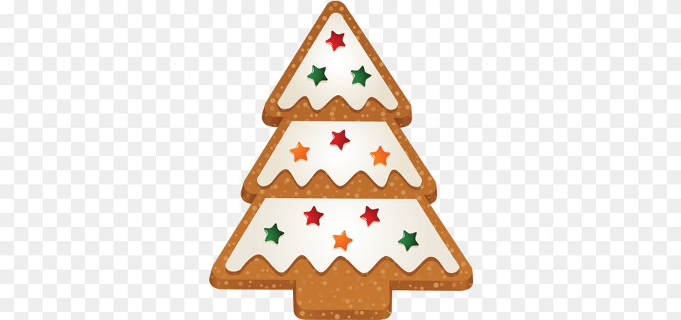 Clip Art Of Christmas Tree 2 Cookie Christmas Cookie Clipart, Food, Sweets, Gingerbread Free Png