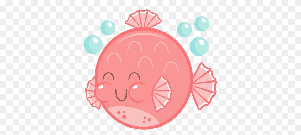 Clip Art Of Cute Fish Clipart Pink, Food, Sweets, Ammunition, Grenade Png Image