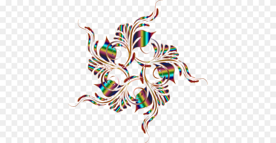 Clip Art Of Flower Shape With Colorful Lines, Accessories, Pattern, Ornament, Jewelry Png