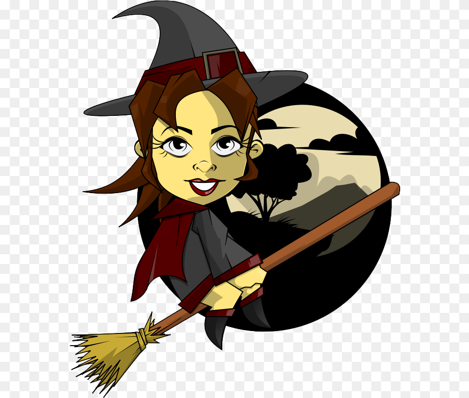 Clip Art Of Halloween, Cleaning, Person, Face, Head Free Transparent Png