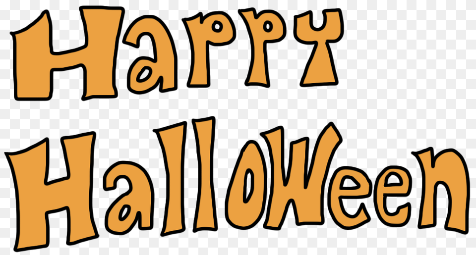 Clip Art Of Happy Halloween Clipart, Text, Person Png Image