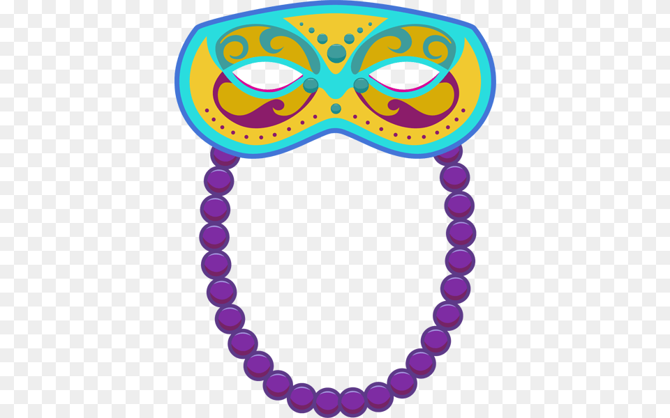 Clip Art Of Mardi Gras Mask Clipart Clipart Image, Crowd, Person, Carnival, Purple Free Png