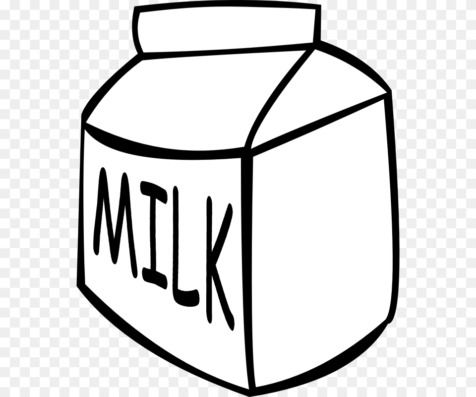 Clip Art Of Milk, Jar, Box, Bottle, Cardboard Png