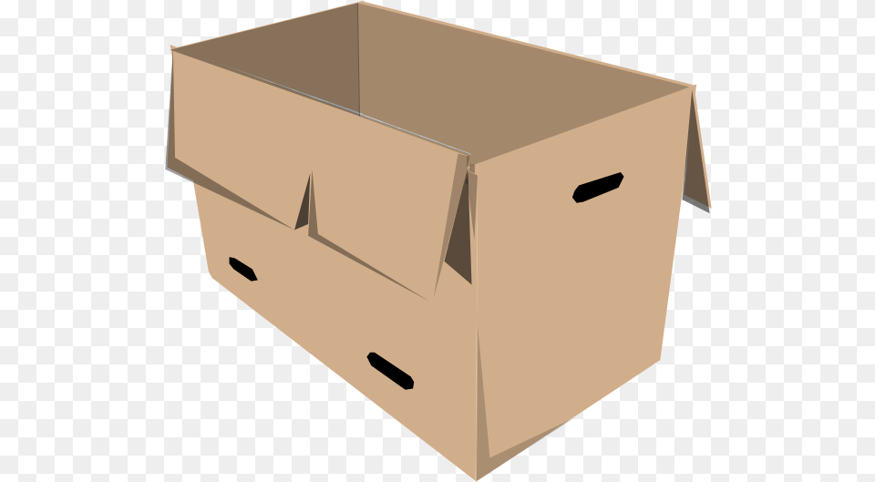 Clip Art Of Open Recyclable Cardboard Box Box Clip Art, Carton, Package, Package Delivery, Person Free Png